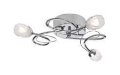 Plafonder < Cottex Rose Plafond 3L 51cm Krom/Frost