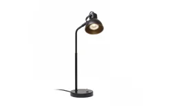 Sovrum|Skrivbordslampor-Rendl Rosita Bordslampa 45cm Svart/Guld GU10