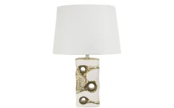 Bordslampor < Mauro Ferretti Rosso Bordslampa 43,5cm Vit/Guld