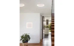 Plafonder-Reality Rotonda Plafond LED fyrkantig matt vit