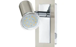 Läslampor-Eglo Rottelo Vägglampa LED 3000K 4,6W Nickel