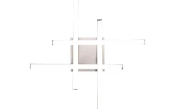 Plafonder-Reality Route Plafond LED 4-delad borstad stål 4000K