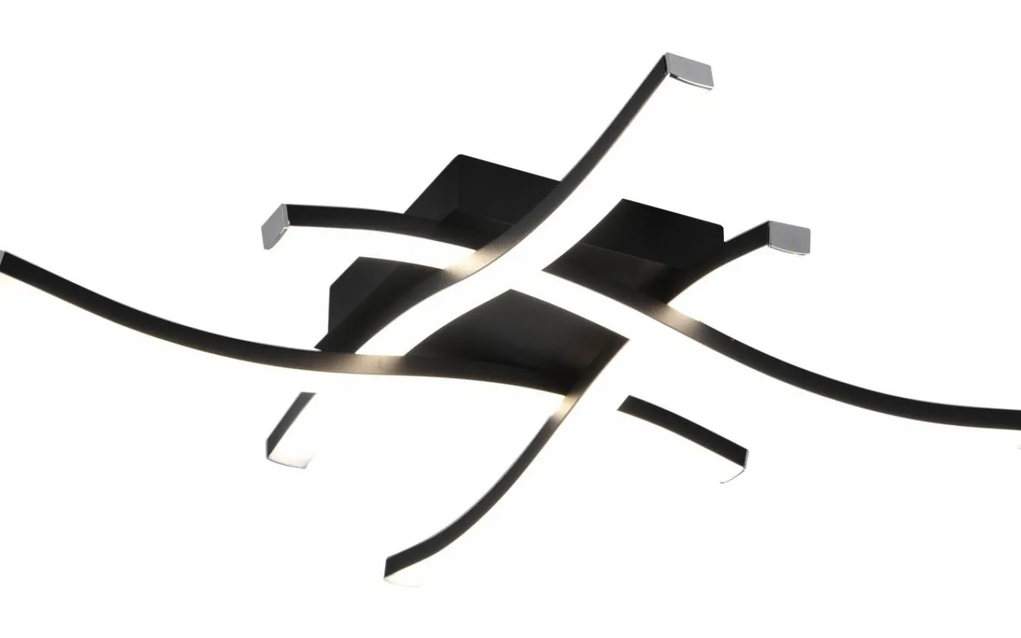 Plafonder < Reality Route Plafond LED 4-delad mattsvart 4000K