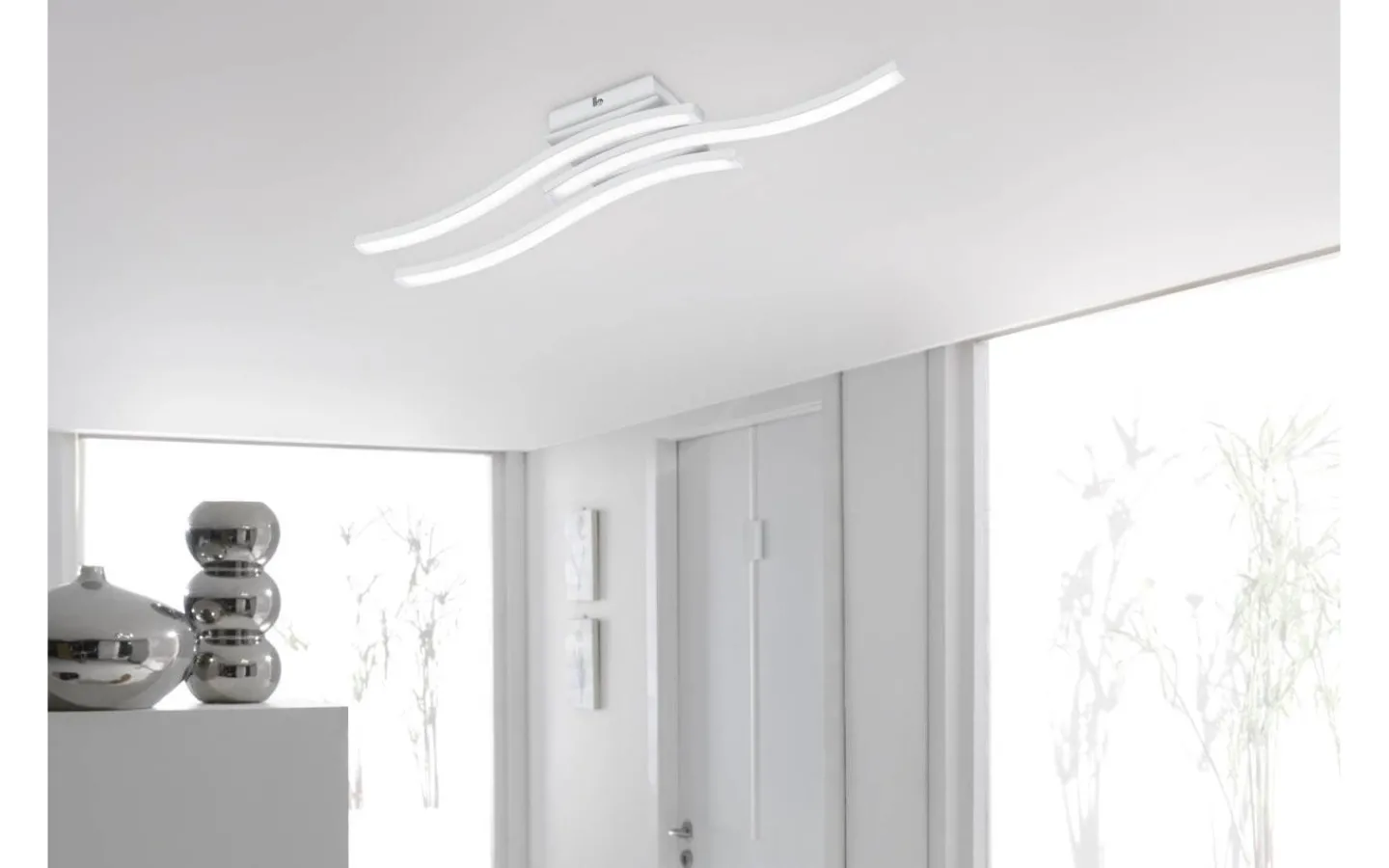 Plafonder-Reality Route Plafond LED 3-delad mattvit