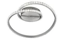 Plafonder-Reality Rubin Plafond LED i borstad aluminium RGB