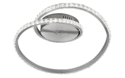 Plafonder-Reality Rubin Plafond LED i borstad aluminium RGB