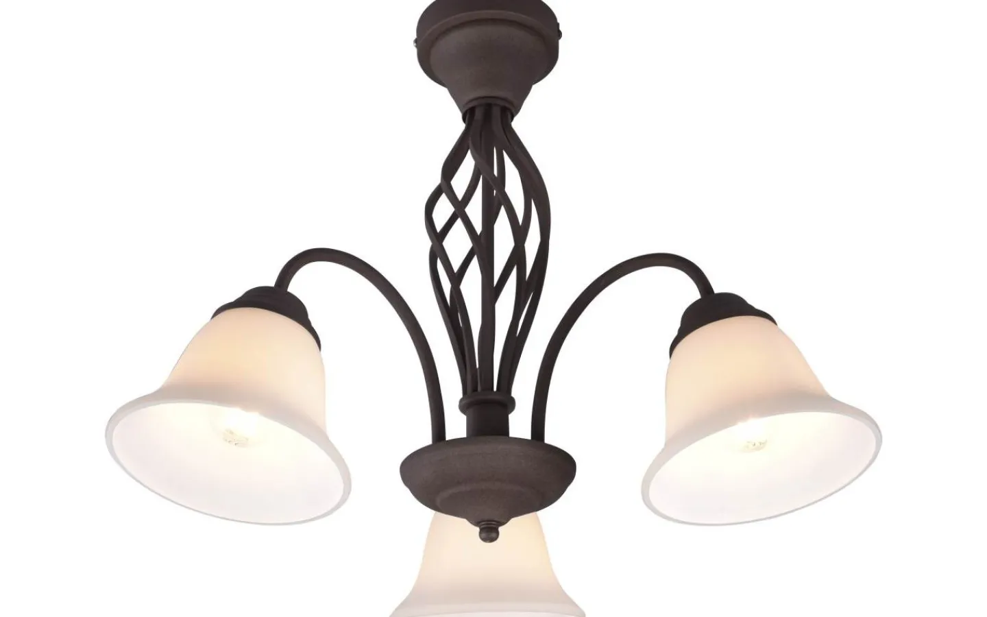 Plafonder < Trio Lighting Rustica Plafond 3-delad E27 rustik