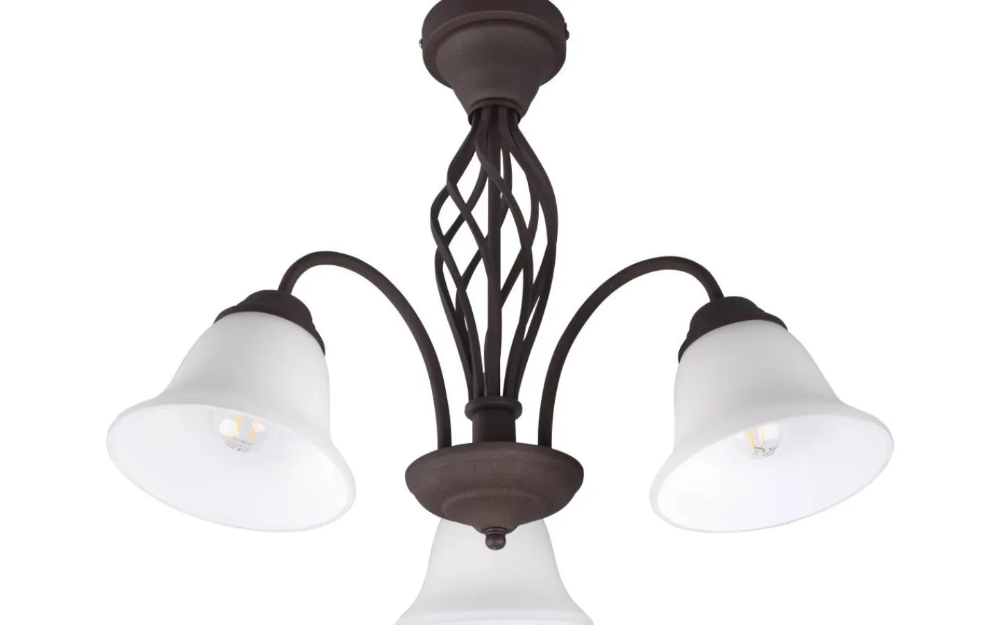 Plafonder < Trio Lighting Rustica Plafond 3-delad E27 rustik