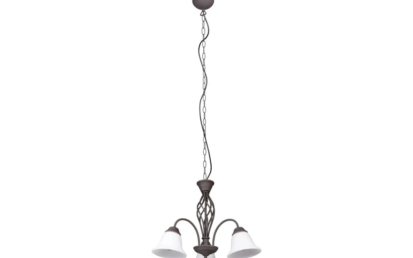 Stora Taklampor Ø50-69 Cm < Trio Lighting Rustica Takkrona 55cm 3-delad E27 rustik
