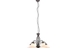 Stora Taklampor Ø50-69 Cm-Trio Lighting Rustica Takkrona 60cm 5-delad E27 rustik