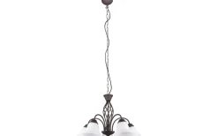 Stora Taklampor Ø50-69 Cm-Trio Lighting Rustica Takkrona 60cm 5-delad E27 rustik