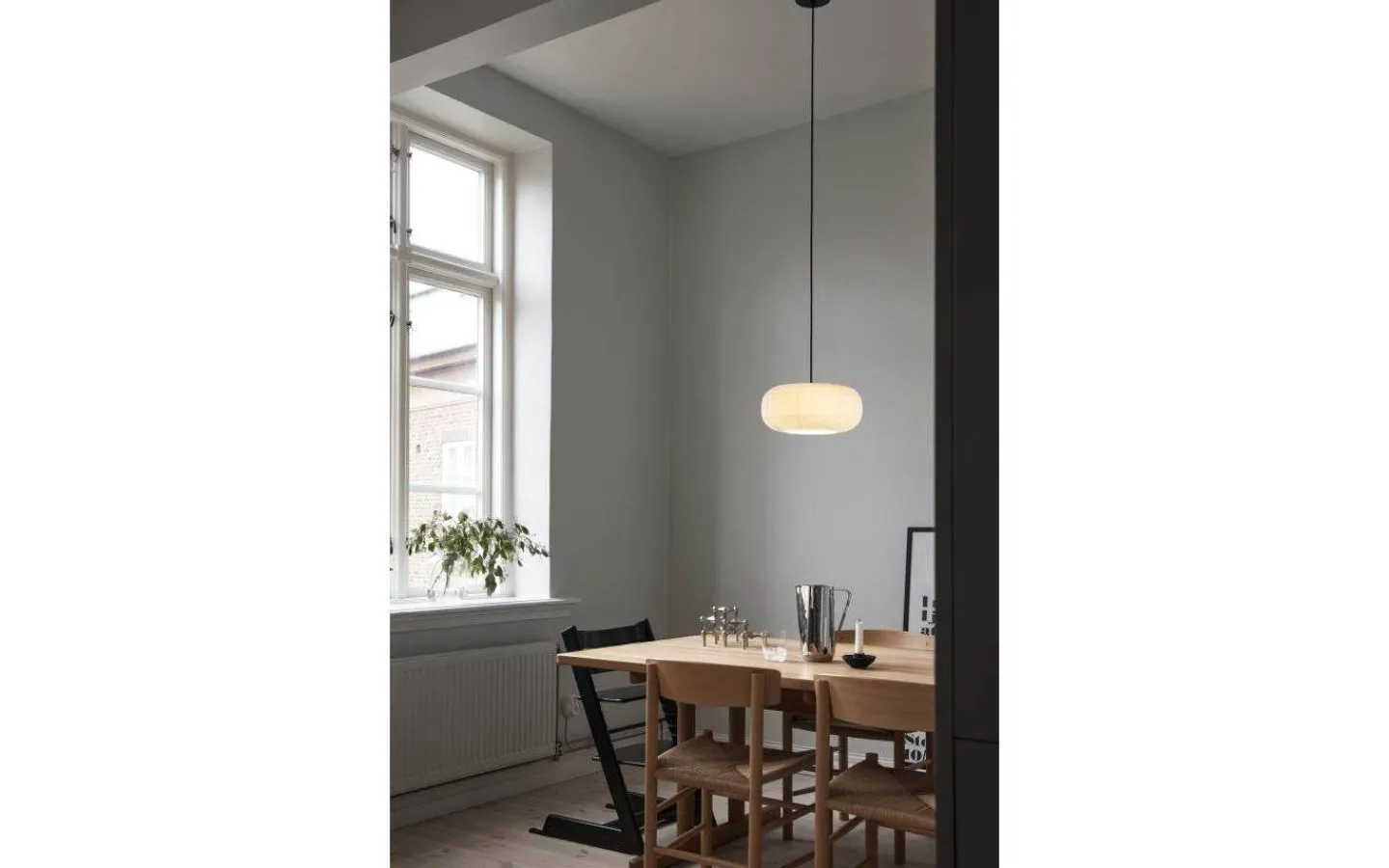 Kök & Matplats-CO Bankeryd Rut Taklampa 35cm Opalvit