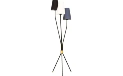 Golvfötter-ArmaturHantverk Ryholm Golvfot 3L 128cm Svart