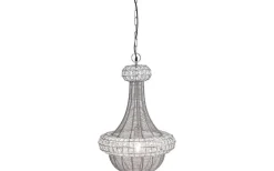 Hall & Trappa|Kristallampor-PR Home Saba Taklampa 42cm Silver