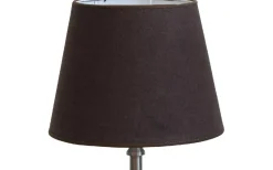 Enfärgade Runda Lampskärmar < Hallbergs Sabina Lampskärm Ø20cm Choklad