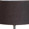 Ovala Lampskärmar-Hallbergs Sabina Oval Lampskärm 20cm Choklad
