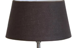 Ovala Lampskärmar-Hallbergs Sabina Oval Lampskärm 20cm Choklad