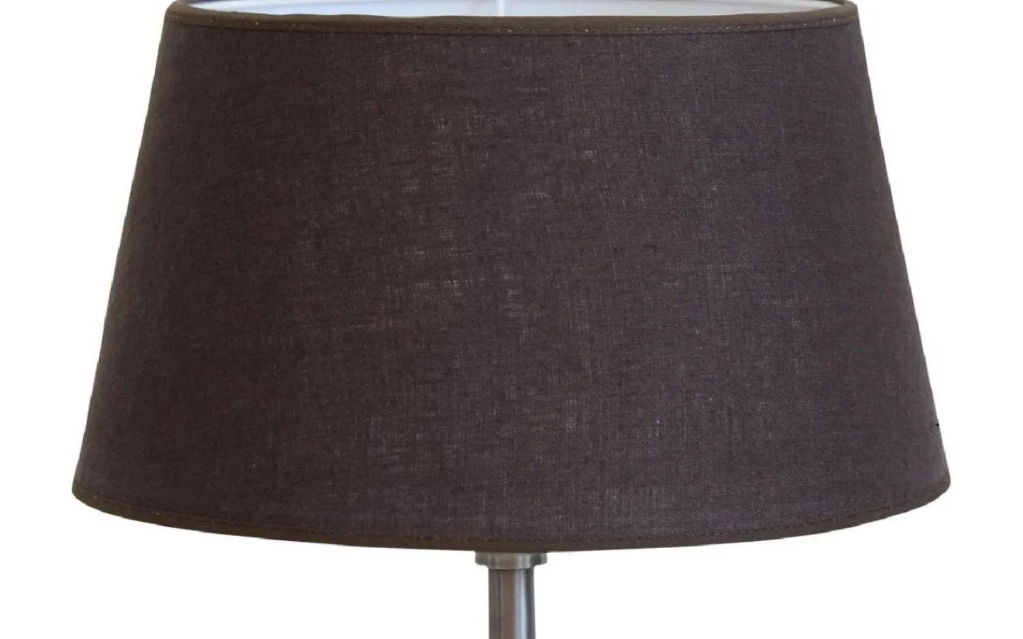 Ovala Lampskärmar-Hallbergs Sabina Oval Lampskärm 20cm Choklad