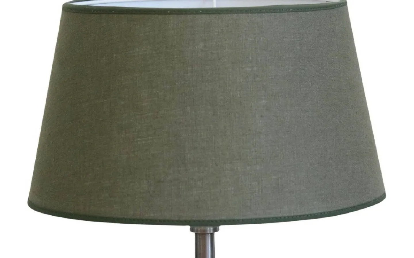Ovala Lampskärmar-Hallbergs Sabina Oval Lampskärm 30cm Olivgrön