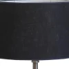 Ovala Lampskärmar-Hallbergs Sabina Oval Lampskärm 30cm Svart