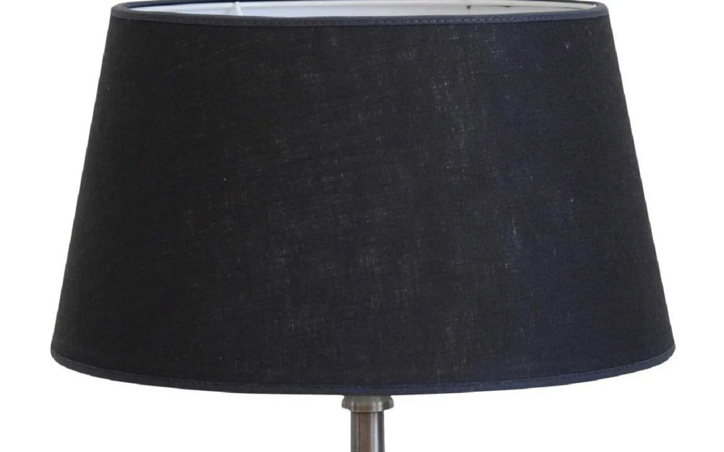 Ovala Lampskärmar-Hallbergs Sabina Oval Lampskärm 30cm Svart