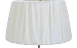 Plisserade Lampskärmar < Hallbergs Sabina Plisserad Lampskärm Ø30cm Vit