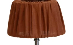 Plisserade Lampskärmar-Hallbergs Sabina Plisserad Lampskärm Ø25cm Rost