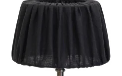 Plisserade Lampskärmar-Hallbergs Sabina Plisserad Lampskärm Ø44cm Svart