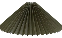 Plisserade Lampskärmar < Hallbergs Sabina Plisserad Lampskärm Ø50cm Olivgrön