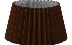 Plisserade Lampskärmar < Hallbergs Sabina Plisserad Lampskärm Ø32cm Rost