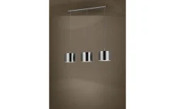 Avlånga Taklampor-Eglo Saganto Taklampa 103cm Nickel