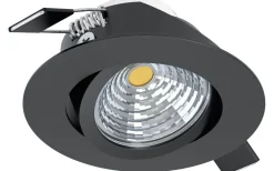 230V Led Spotlights < Eglo Saliceto Spotlight LED 2700K 6W Svart