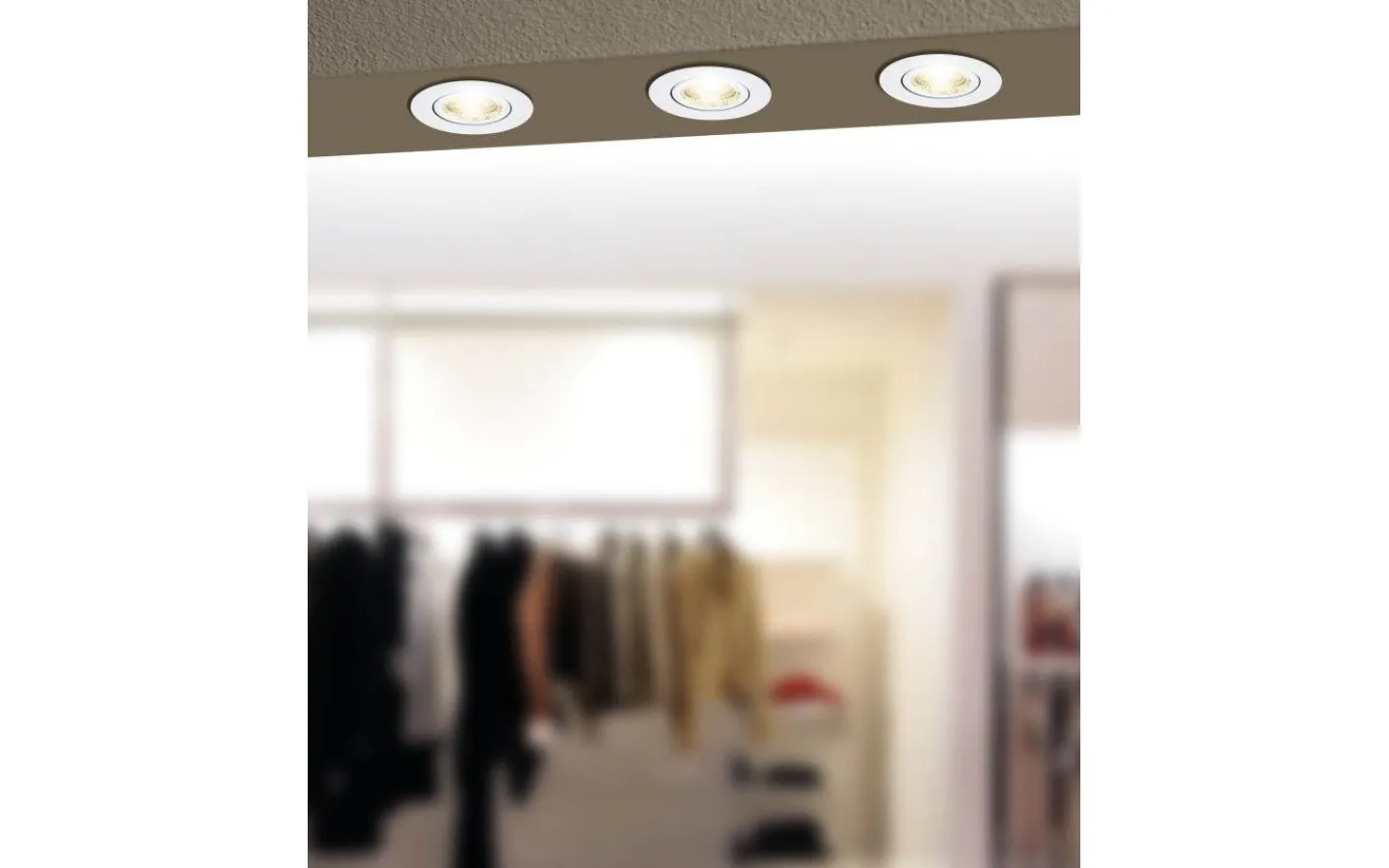 230V Led Spotlights-Eglo Saliceto Spotlight LED 2700K 6W Vit