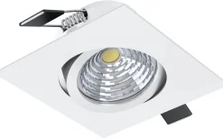 230V Led Spotlights-Eglo Saliceto Spotlight LED 4000K 6W Vit