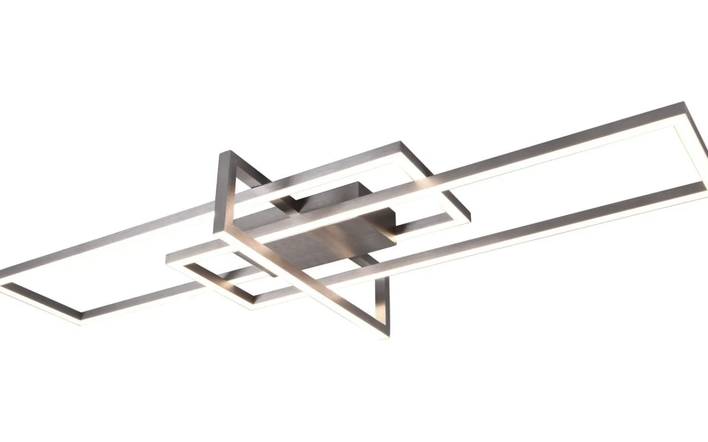 Plafonder-Trio Lighting Salinas Plafond LED i borstat stål