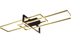 Plafonder < Trio Lighting Salinas Plafond LED matt mässing/matt svart