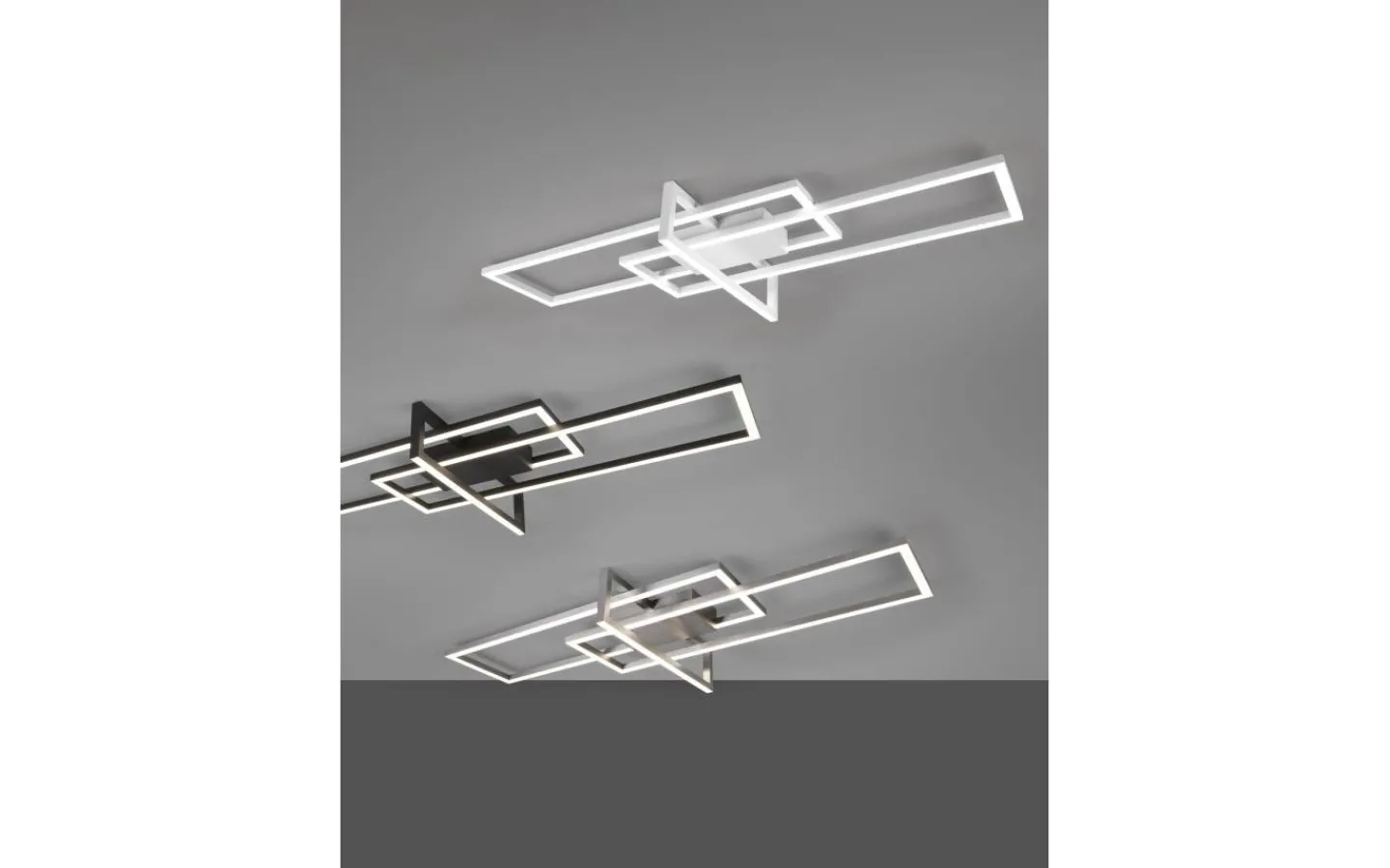 Plafonder-Trio Lighting Salinas Plafond LED matt vit