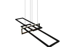Avlånga Taklampor < Trio Lighting Salinas Takpendel LED mattsvart