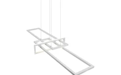 Avlånga Taklampor-Trio Lighting Salinas Takpendel LED matt vit