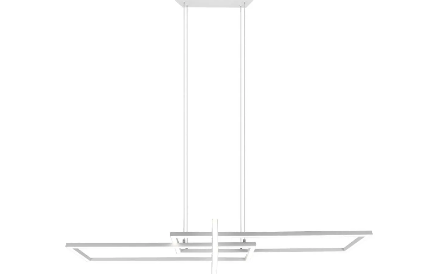 Avlånga Taklampor-Trio Lighting Salinas Takpendel LED matt vit