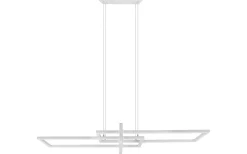 Avlånga Taklampor-Trio Lighting Salinas Takpendel LED matt vit
