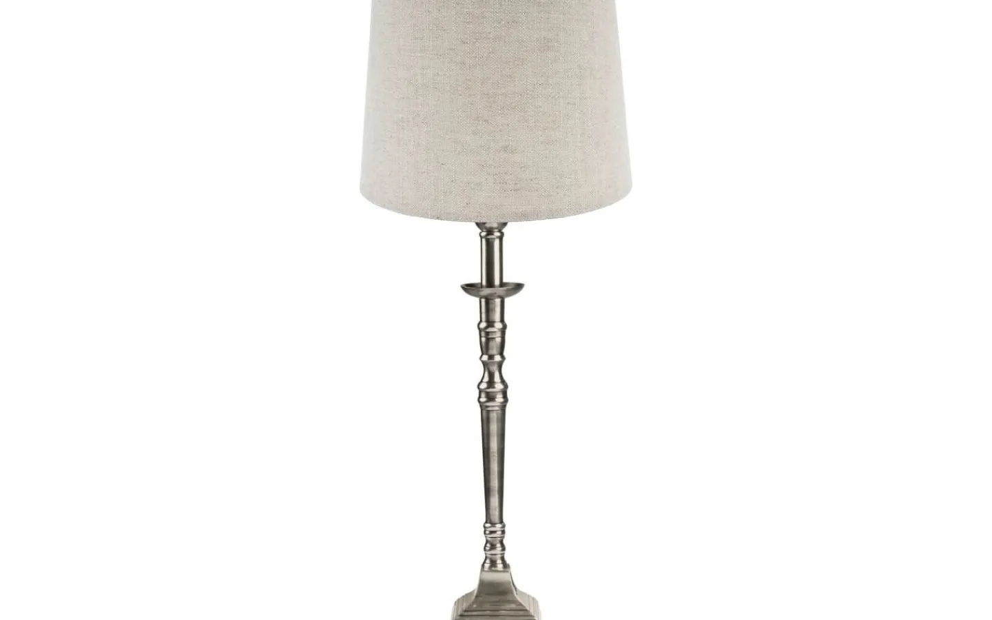 Bordslampor-PR Home Salong Bordslampa 46cm Antiksilver