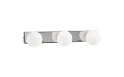 Badrumslampor Vägg-ArmaturHantverk Sandhamn Vägglampa 40cm Krom/Opal IP44