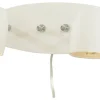 Sovrum|Läslampor-Aneta Sandnes Vägglampa Dubbel 32cm Vit