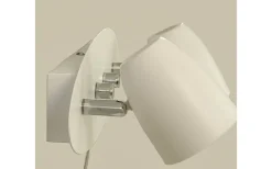 Sovrum|Läslampor-Aneta Sandnes Vägglampa Dubbel 32cm Vit