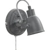 Läslampor < ArmaturHantverk Sandvik Vägglampa 12cm Grå