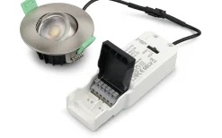Infällda Spotlights Utomhus|230V Led Spotlights-Llitt Sanna 230V Spotlight 3000/4000K 6W Borstad Stål IP65