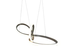 Stora Taklampor Ø70-150 Cm < Reality Sansa Takpendel 80cm LED i borstat stål