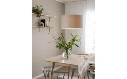 Stora Taklampor Ø50-69 Cm-PR Home Sara Taklampa 55cm Linne Natur