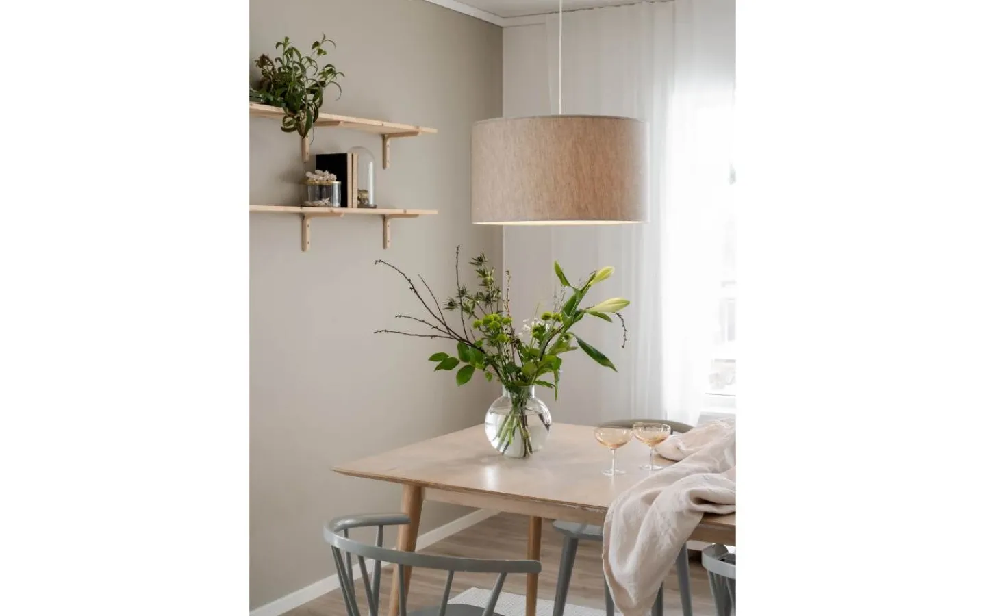 Takskärmar < PR Home Sara Takskärm 55cm Lin Natur